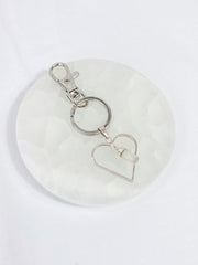Love Crystals Keyring Selenite