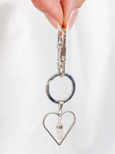 Love Crystals Keyring Selenite