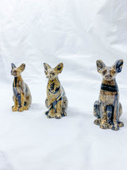 Jasper Sphynx Cat Carving