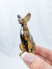 Jasper Sphynx Cat Carving
