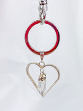 Love Crystals Keyring Clear Quartz