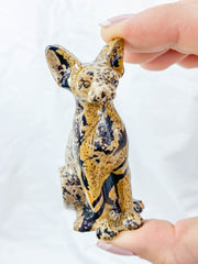 Jasper Sphynx Cat Carving