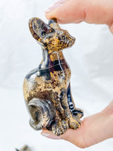 Jasper Sphynx Cat Carving