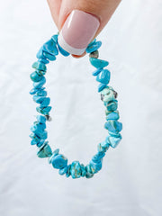Turquoise Chip Bracelet