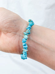 Turquoise Chip Bracelet