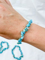 Turquoise Chip Bracelet