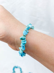 Turquoise Chip Bracelet