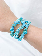 Turquoise Chip Bracelet