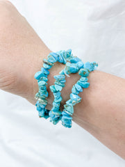 Turquoise Chip Bracelet