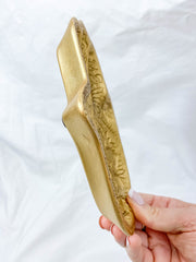 Hamsa Wooden Dish | Gold