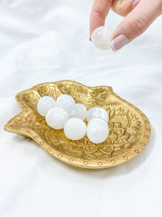 Hamsa Wooden Dish | Gold