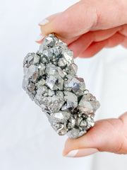 Amethyst Silver Titanium Treated Cluster 45g