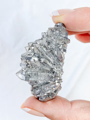 Amethyst Silver Titanium Treated Cluster 45g