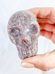 Lepidolite Skull 258g