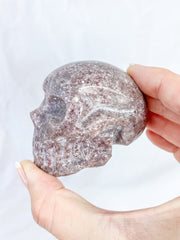 Lepidolite Skull 258g