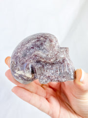 Lepidolite Skull 258g