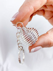 Spiral Keyring | Silver