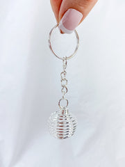 Spiral Keyring | Silver