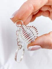 Spiral Keyring | Silver