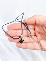Elite Shungite Silver Pendant | Square