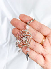 Rose Quartz Keyring