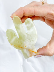 Green Onyx Cactus Carving | Medium