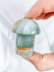 Onyx Green Mushroom Carving
