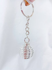 Spiral Keyring | Silver