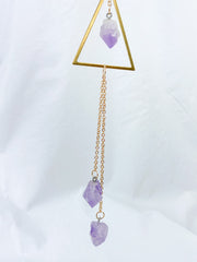 Amethyst Triangle SunCatcher