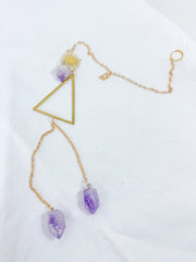 Amethyst Triangle SunCatcher