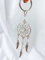 Rose Quartz Keyring