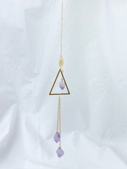 Amethyst Triangle SunCatcher