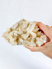 Quartz Cluster with Inclusions 497g