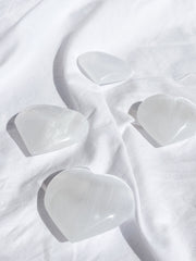 Selenite Heart | Medium