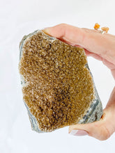 Caramel Amethyst CutBase Cluster 346g