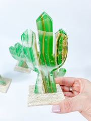 Onyx Cactus Carving | Large