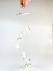 Stars Windchimes | White Onyx