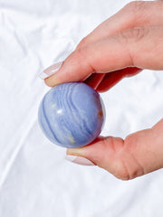 Blue Lace Agate Sphere | Small