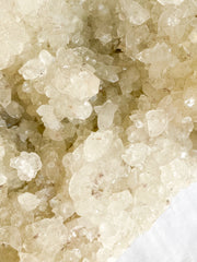 Glass Apophyllite Cluster with Druzy 3kg