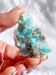 Amazonite with Mica/ Smoky Quartz/ Black Tourmaline Natural | Small