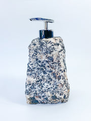 Black Tourmaline and Quartz with Inclusions Soap Dispenser 2.1kg