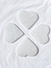 Selenite Heart Cleansing Plate