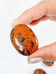 Red Obsidian Worry Stone