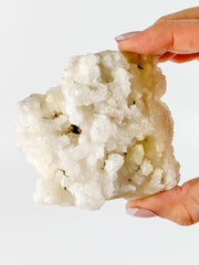 White Chalcedony Stalactite Cluster 244g