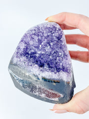 Amethyst With Druzy Cut Base 692g