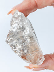 Clear Quartz with Black Rutile Natural Inclusions 109g