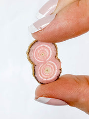 Rhodochrosite Infinity Slice | Mini