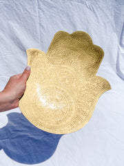 Hamsa Bronze Dish Light | XX Large