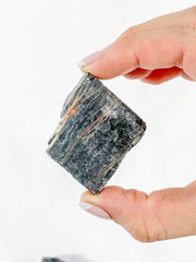 Black Tourmaline and Hematite Natural | Small