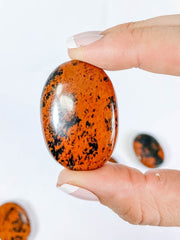 Red Obsidian Worry Stone